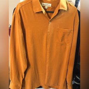 Beautiful 100% silk Tommy Bahama long sleeve shirt XL Like new